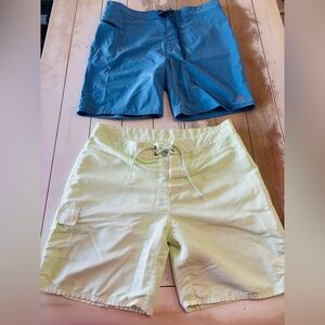 Two pairs of men’s Vineyard Vines board shorts